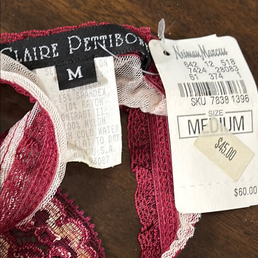 2 Lace Thongs, Claire Pettinone and Fantasie, New with Tags, Medium - Picture 10 of 10